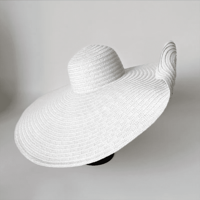 GRAND CHAPEAU - BLANC