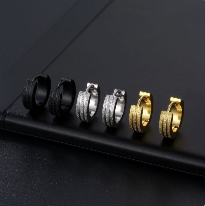 BOUCLES D'OREILLES 3 C