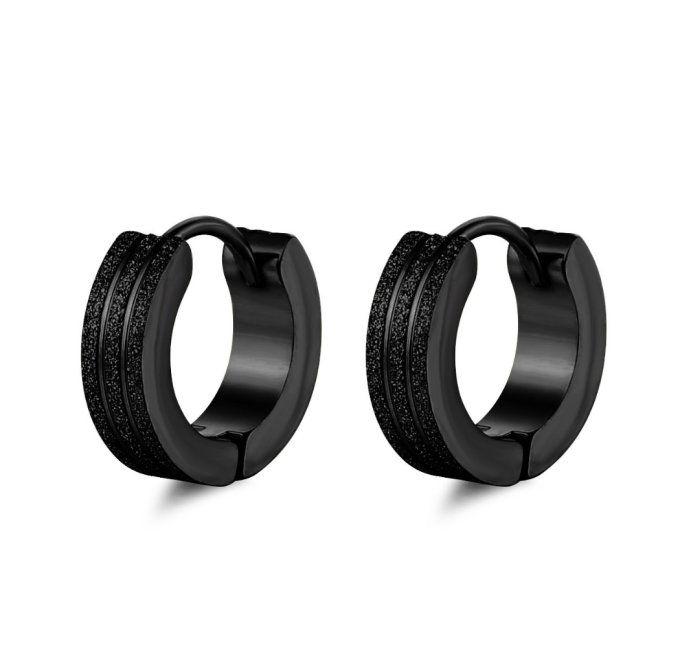 BOUCLES D'OERILLES NOIRES