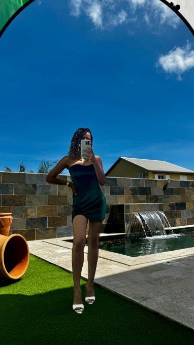 ROBE COURTE EMERAUDE