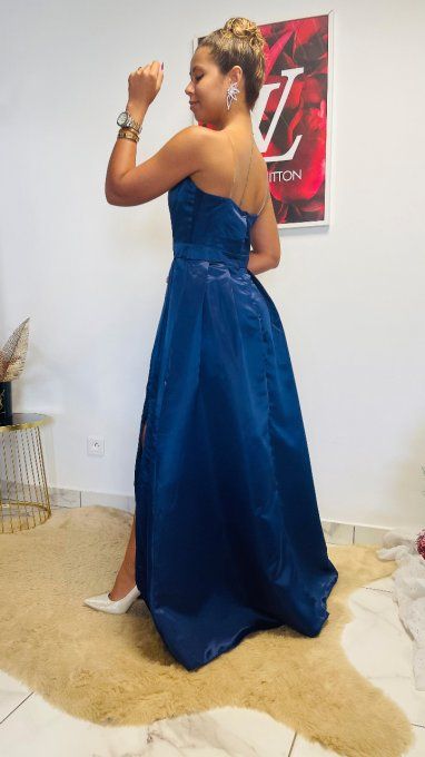 ROBE LONGUE _ BLEU ROI