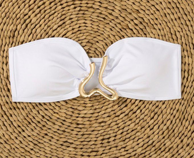 MAILLOT DE BAIN 3 PIECES/ BLANC