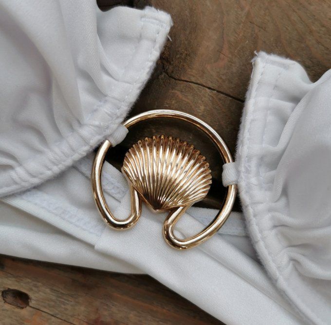 MAILLOT DE BAIN 2 PIECES / BLANC 